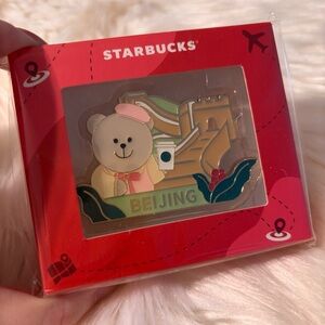 Starbucks Beijing Bear Magnet - New in Box!